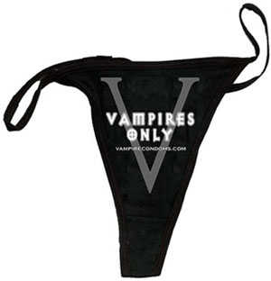 Vampires Only thong panty